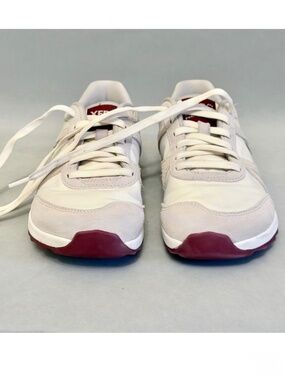 Women's Xero® Wynn – Retro Nylon Sneaker In Tan / Pink Sand / Red Size 7